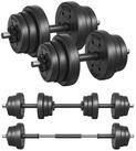 SONGMICS Hantel-Set, 2-in-1-Kurzhantel, 2x10/15 kg, f&uuml;r Zuhause, 1 Paar