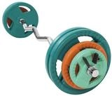 GORILLA SPORTS Hantel-Set SZ-Curlset Gummi Gripper 35 kg