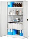 Jan Nowak Aktenschrank Metall B&uuml;roschrank abschlie&szlig;bar 90 cm JAN H 4 B&ouml;den Stahl
