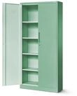 Jan Nowak Aktenschrank Metall B&uuml;roschrank abschlie&szlig;bar 90 cm JAN H 4 B&ouml;den Stahl