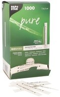 PAPSTAR Zahnstocherspender Zahnstocher, Holz geh&uuml;llt pure rund 6,5 cm