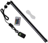 vidaXL LED Aquariumleuchte LED Aquarium Blasenlampe RGB 56,5 cm