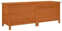 vidaXL Gartenbox, Gartentruhe Braun 150x50x56,5 cm Massivholz Tanne
