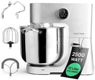 ProfiCook K&uuml;chenmaschine PC-KM 1254, XXL 12L Sch&uuml;ssel, Knetmaschine mit 2500W...