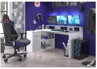 trendteam Gamingtisch, Schreibtisch Gamingschreibtisch B&uuml;rom&ouml;bel 160 - 200 x 92 x