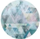Komar Vliestapete Vlies selbstklebend - Blueprism - Gr&ouml;&szlig;e 125 x 125 cm, glatt,