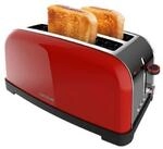 Cecotec 2-in-1-Toaster Toastin' time 1500 Red Lite, 1500 W, Toastin' time 1500...