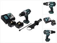 Makita Akku-Schlagbohrschrauber DHP 458 RM Akku Schlagbohrschrauber 18 V 91 Nm...
