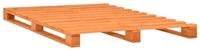 vidaXL Bett, Palettenbett Braun Massivholz Kiefer 200&times;200 cm