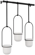 Umbra Blumentopf Triflora H&auml;ngeblumentopf, 3er-Set, Blumenampel, &Uuml;bertopf,