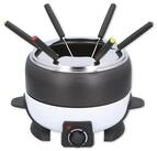 Cuisinier Deluxe Elektro-Fondue CUISINIER DELUXE Fondue-Set schwarz, 800 W