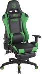 TPFLiving Gaming-Stuhl Turbine mit bequemer R&uuml;ckenlehne - h&ouml;henverstellbar und