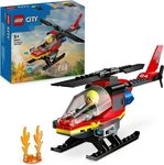 LEGO&reg; Feuerwehrhubschrauber (60411), LEGO City Konstruktionsspielsteine, (85...