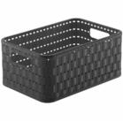ROTHO Aufbewahrungsbox Aufbewahrungskorb "Country" 4 l anthrazit 23,7 x 15,8 x 10,8