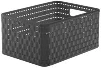 ROTHO Allzweckkorb COUNTRY, Schwarz, B 33 cm