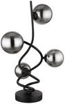 GLOBO LIGHTING Tischleuchte RIHA, Leuchtmittel wechselbar, Warmwei&szlig;,