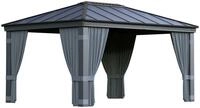 Palram - Canopia Pavillonseitenteil Dallas, 440x212 cm, Vorhangset Dallas 212 x 440cm