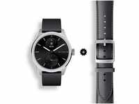 Withings HWA10 Bundle ScanWatch 2 + schwarzes Lederarmband Smartwatch Set,