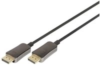 Digitus DisplayPort AOC Hybrid-Glasfaser Anschlusskabel M/M, 15m HDMI-Kabel, 8K...