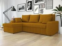 MIRJAN24 Ecksofa Kris Cord, mit Schlaffunktion und zwei Bettkasten, L-Form mit