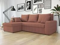 MIRJAN24 Ecksofa Kris Cord, mit Schlaffunktion und zwei Bettkasten, L-Form mit