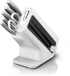 NINJA Messerblock Ninja StaySharp Messerblock mit integriertem Schleifer K62006EUWH