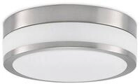 Lindby Deckenleuchten Flavi, Metall, Alu IP44, 2 x 15 W LED