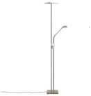 Lindby Stehlampe Jonne, Enthalten, 15 W LED + 3 W LED, warmwei&szlig;