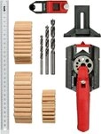 kwb Bohrer- und Bit-Set D&uuml;belprofi Bohrlehrenset, D&uuml;belhilfe/D&uuml;bellehre Set...