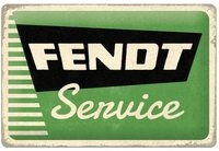 Nostalgic-Art Metallschild Blechschild 20 x 30cm - Fendt - Fendt Service