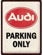 Nostalgic-Art Metallschild Blechschild 30 x 40 cm - Audi - Audi Parking Only
