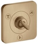hansgrohe Unterputzarmatur Axor Citterio E Ab- und Umstellventil Trio/Quattro