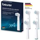 BEURER Aufsteckb&uuml;rsten TB 30/50 B&uuml;rstenk&ouml;pfe Sensitive, f&uuml;r elektrische