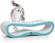 Canadian Cat Company Kratzpappe Orbit 2.0 Kratzbrett, (T&uuml;rkis, ca. 84 x 24 x 23 cm),
