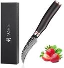 Wakoli Obstmesser EBO Damast Sch&auml;lmesser K&uuml;chenmesser Kochmesser 8 cm Klinge, aus