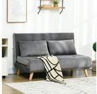 HOMCOM Schlafsofa Schlafsessel klappbar mit Bettfunktion, G&auml;stebett in...
