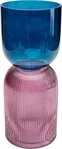 Kare Design Tischvase Vase Marvelous Duo Blau Lila 40cm