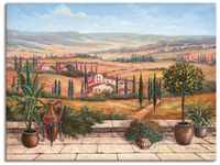 Artland Wandbild Terrasse, Europa (1 St), als Alubild, Outdoorbild,...