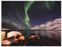 Artland Wandbild Nordlicht Norwegen II, Himmel (1 St), als Alubild, Outdoorbild,
