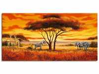 Art-Land Afrikanische Landschaft II 100x50cm