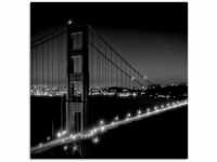 Artland Leinwandbild Golden Gate Bridge am Abend I, Amerika (1 St), auf...