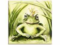 Artland Wandbild Kleiner Frosch, Geschichten & Märchen (1 St), als Alubild,