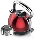 Arendo Wasserkocher Edelstahl Retro Vintage Wasserkessel mit...