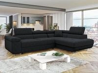 MIRJAN24 Ecksofa Torezio Cord, mit Bettkasten und Schlaffunktion, Einstellbare