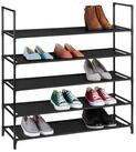 relaxdays Schuhregal Stecksystem XL, Einzelartikel 1-tlg., schwarz
