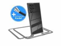 EAZY CASE Handykette 2in1 Metallkette für Samsung Galaxy S22 Ultra 5G 6,8 Zoll,
