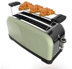 Cecotec 2-in-1-Toaster Toastin' time 1500 Green, 1500 W, Toastin' time 1500 Green