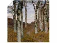 Artland Kunstdruck Birken im Herbst. Um 1898, Wiesen & Bäume (1 St), als...