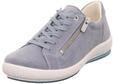 Sneaker LEGERO "TANARO 5.0", Damen, Gr. 36, blau (aria (hellblau)), Veloursleder,