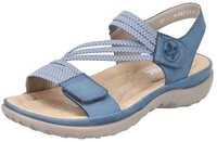 Rieker Riemchensandale Sommerschuh, Sandalette, Keilabsatz, mit Gummiz&uuml;gen
